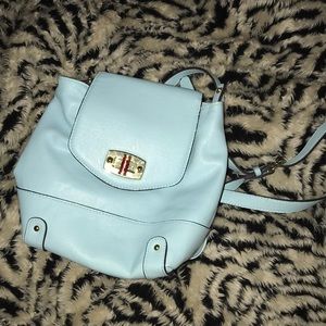 Mini baby blue backpack merona